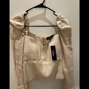 Creme color blouse from lulu’s